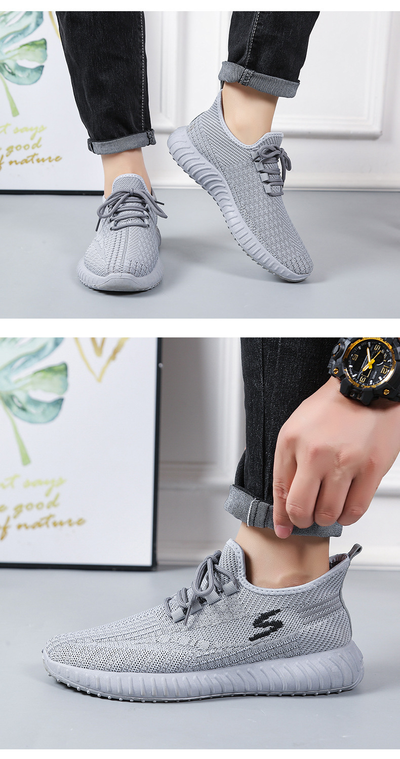 Men's Lightweight Canvas Casual Shoes, Low Top Flat Heel Sneakers for Spring Summer Fall