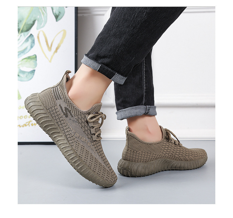 Men's Lightweight Canvas Casual Shoes, Low Top Flat Heel Sneakers for Spring Summer Fall