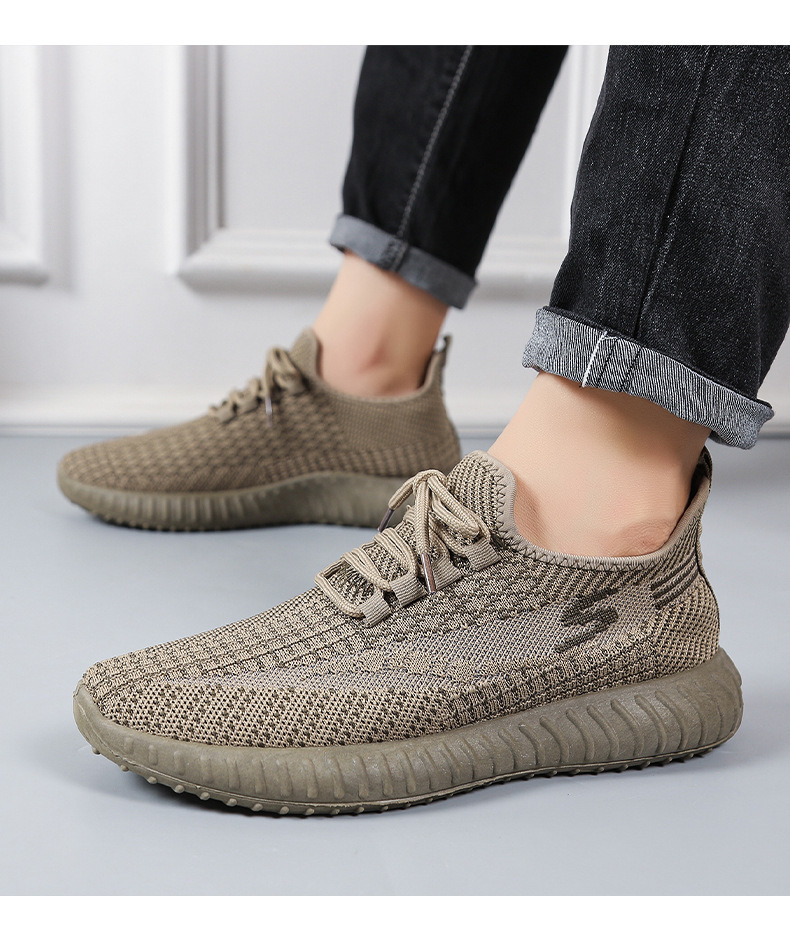 Men's Lightweight Canvas Casual Shoes, Low Top Flat Heel Sneakers for Spring Summer Fall