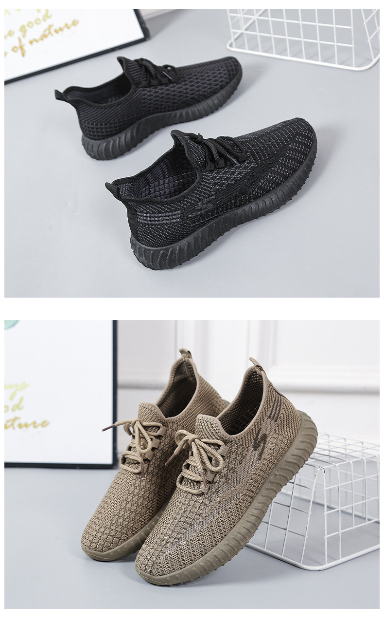 Men's Lightweight Canvas Casual Shoes, Low Top Flat Heel Sneakers for Spring Summer Fall