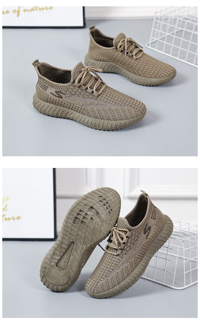 Men's Lightweight Canvas Casual Shoes, Low Top Flat Heel Sneakers for Spring Summer Fall