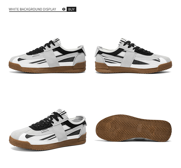 Men's Canvas Casual Shoes, Lightweight Breathable Low-Top Sneakers for Spring Summer
