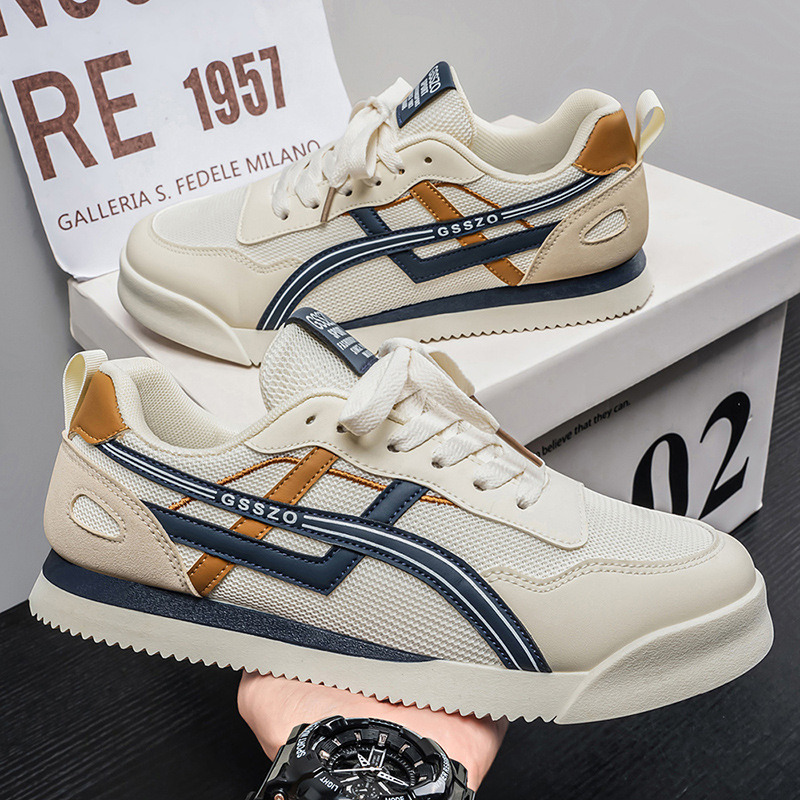 Men's Casual Mesh Sneakers, Breathable Lightweight Sports Shoes for Spring Summer Fall