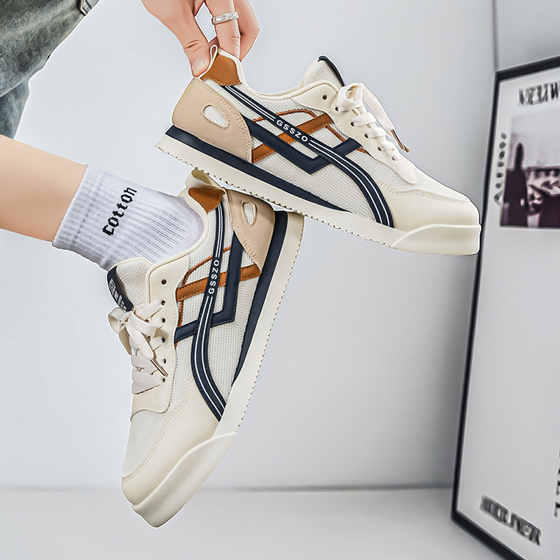 Men's Casual Mesh Sneakers, Breathable Lightweight Sports Shoes for Spring Summer Fall