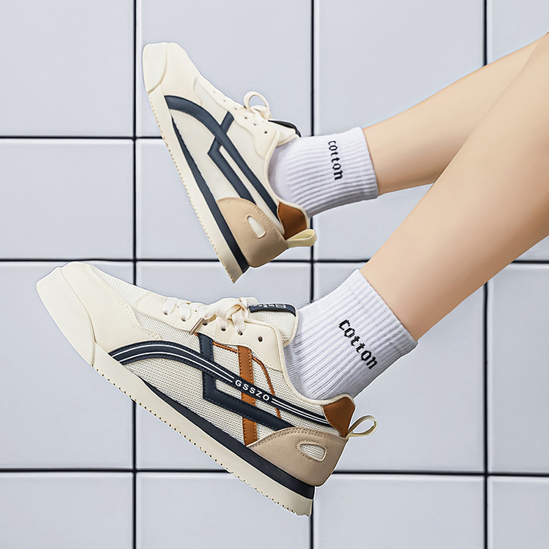 Men's Casual Mesh Sneakers, Breathable Lightweight Sports Shoes for Spring Summer Fall