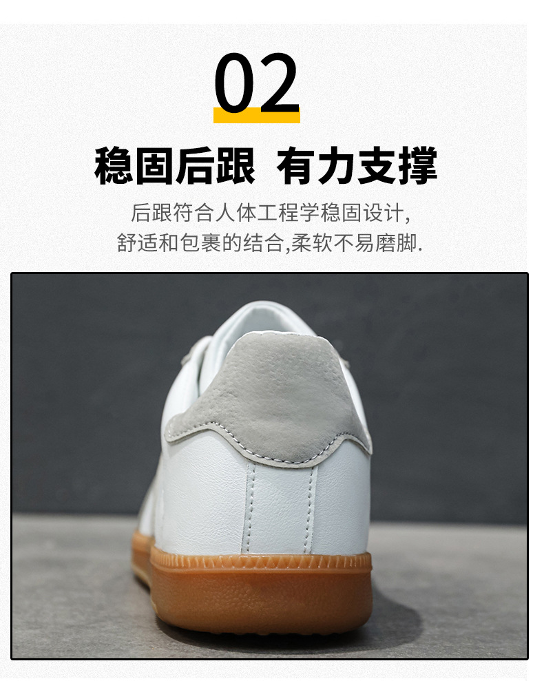 Men's Breathable Casual Loafer Shoes, Flat Round Toe Leather Sneakers for Daily Wear