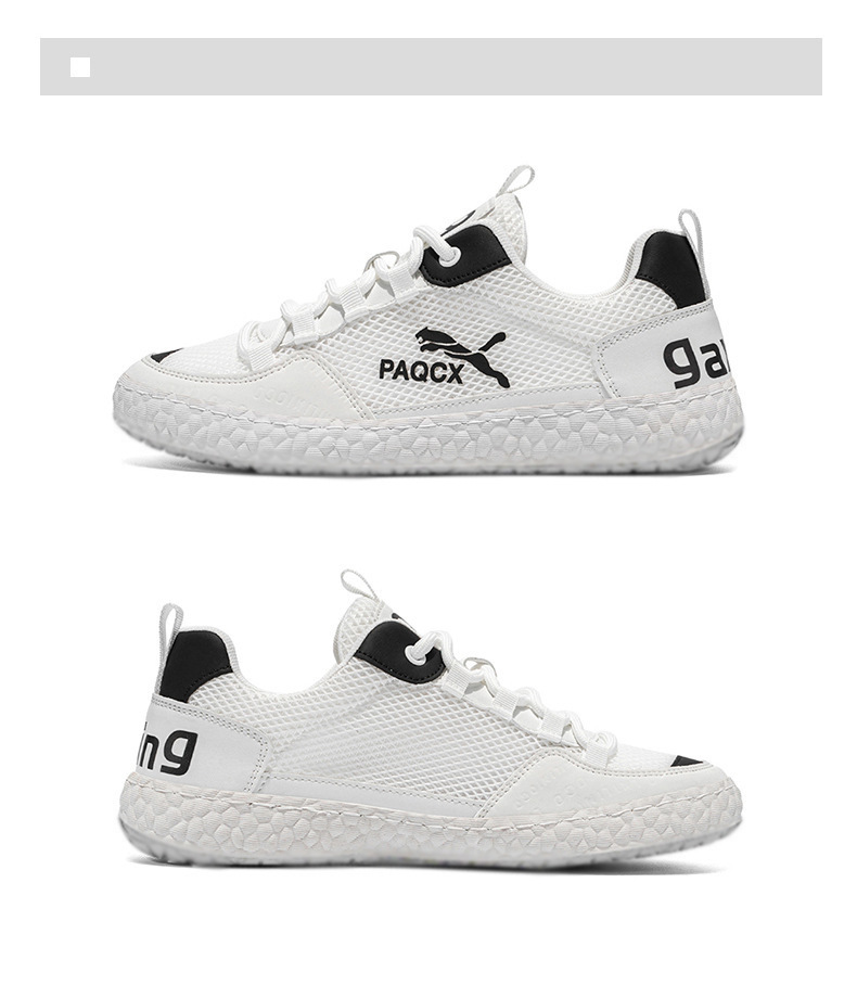 Men's Breathable Mesh Casual Shoes, Lightweight Comfortable Low-Top Sneakers