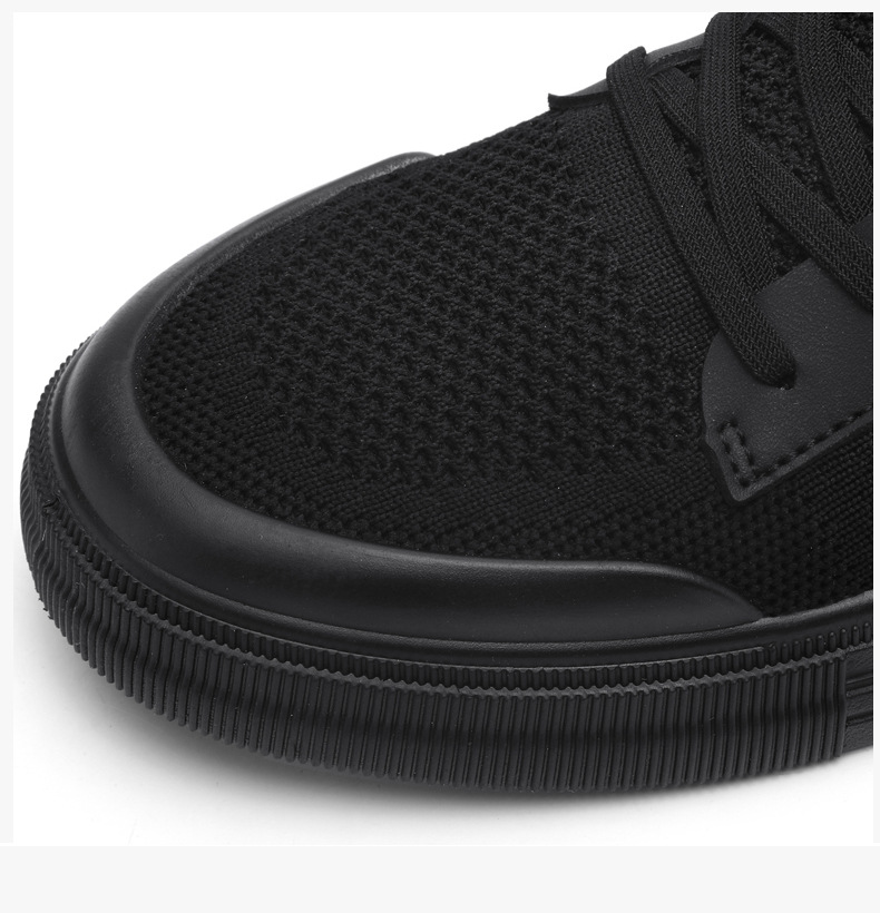 Men's PU Leather Slip-on Casual Shoes, Round Toe Low Top Board Shoes