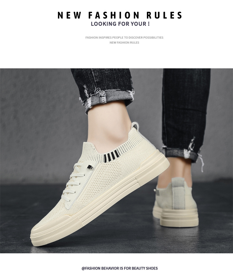 Men's PU Leather Slip-on Casual Shoes, Round Toe Low Top Board Shoes