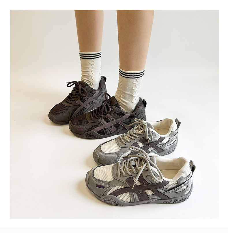 Women's Casual Sneakers Low Top Lace Up Faux Leather Flat Shoes for Daily Wear