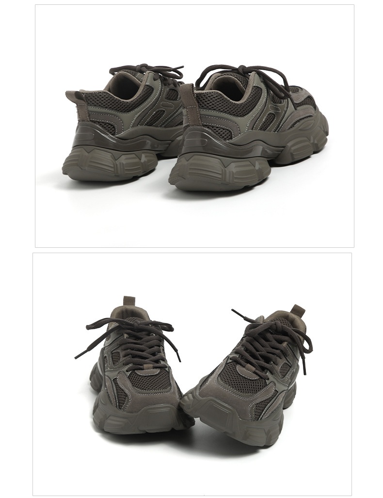 Black Running Sneakers for Women, Low Top Lace Up Casual Shoes with Height Increase