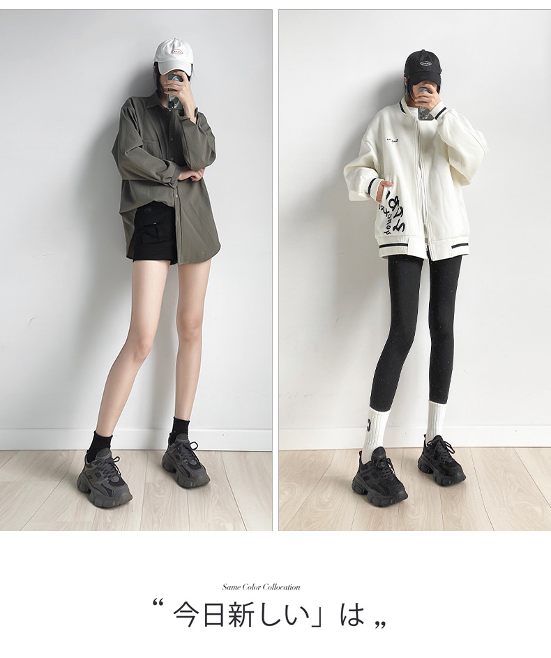 Black Running Sneakers for Women, Low Top Lace Up Casual Shoes with Height Increase