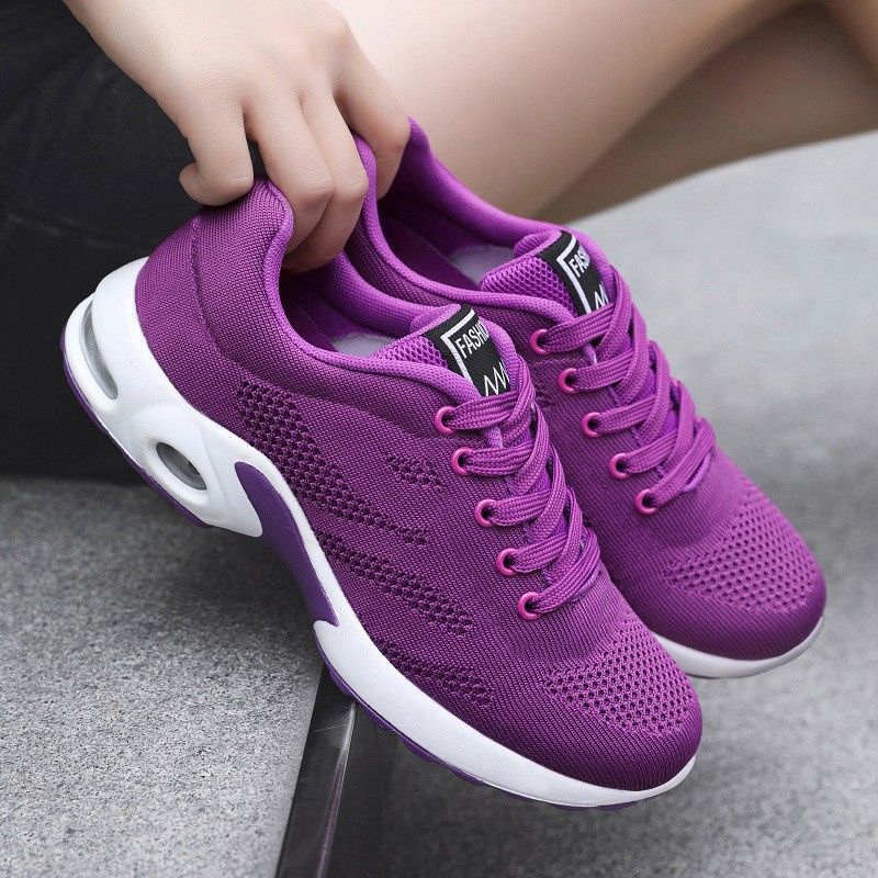Women Breathable Mesh Running Shoes, Lightweight Soft Sole Casual Sneakers for Spring Autumn Winter