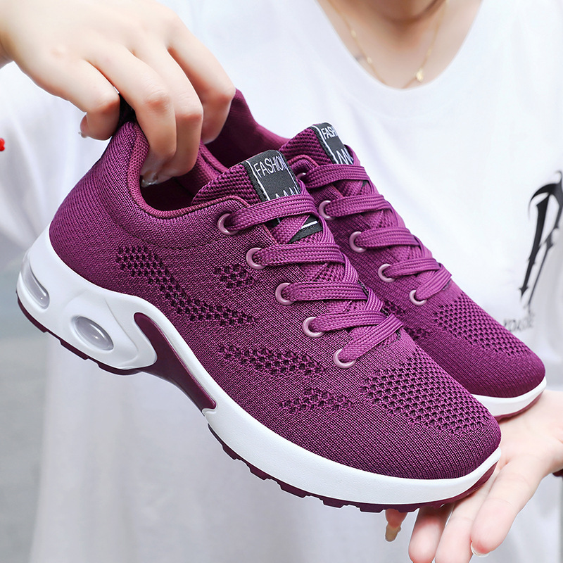 Women Breathable Mesh Running Shoes, Lightweight Soft Sole Casual Sneakers for Spring Autumn Winter