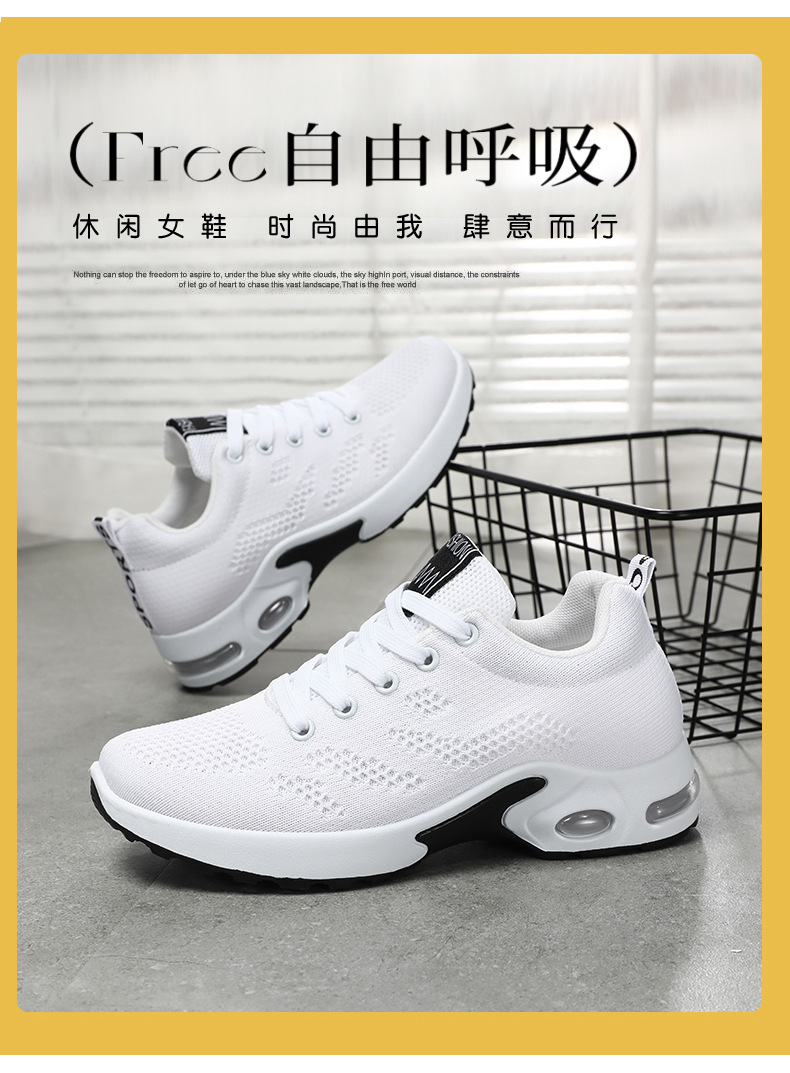 Women Breathable Mesh Running Shoes, Lightweight Soft Sole Casual Sneakers for Spring Autumn Winter