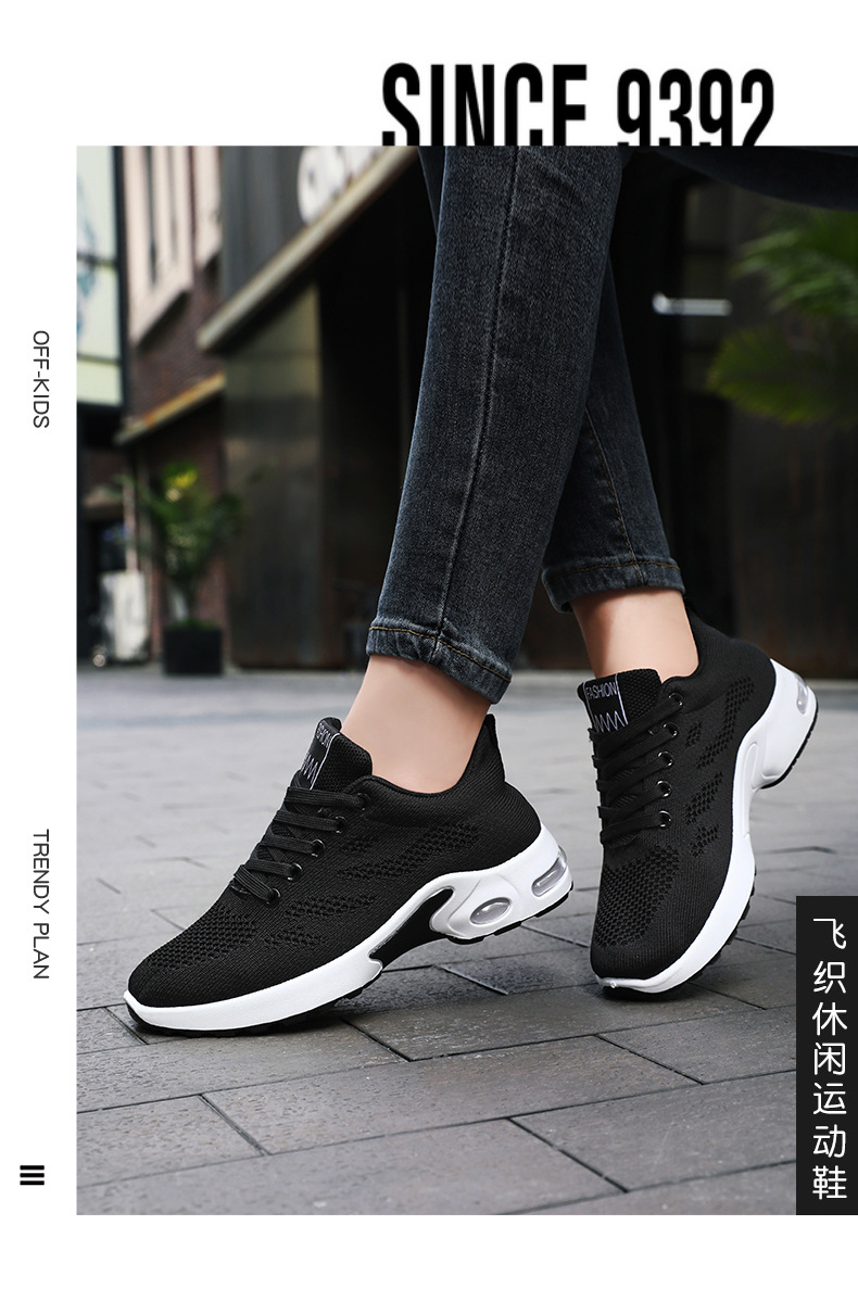 Women Breathable Mesh Running Shoes, Lightweight Soft Sole Casual Sneakers for Spring Autumn Winter