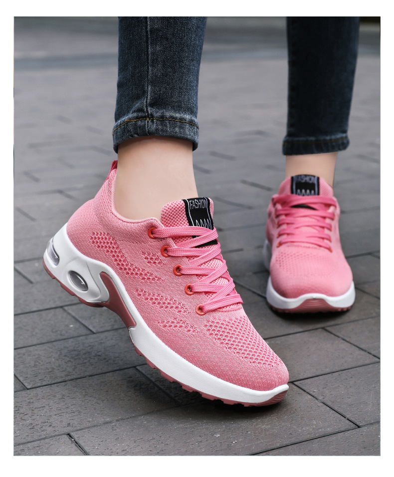 Women Breathable Mesh Running Shoes, Lightweight Soft Sole Casual Sneakers for Spring Autumn Winter