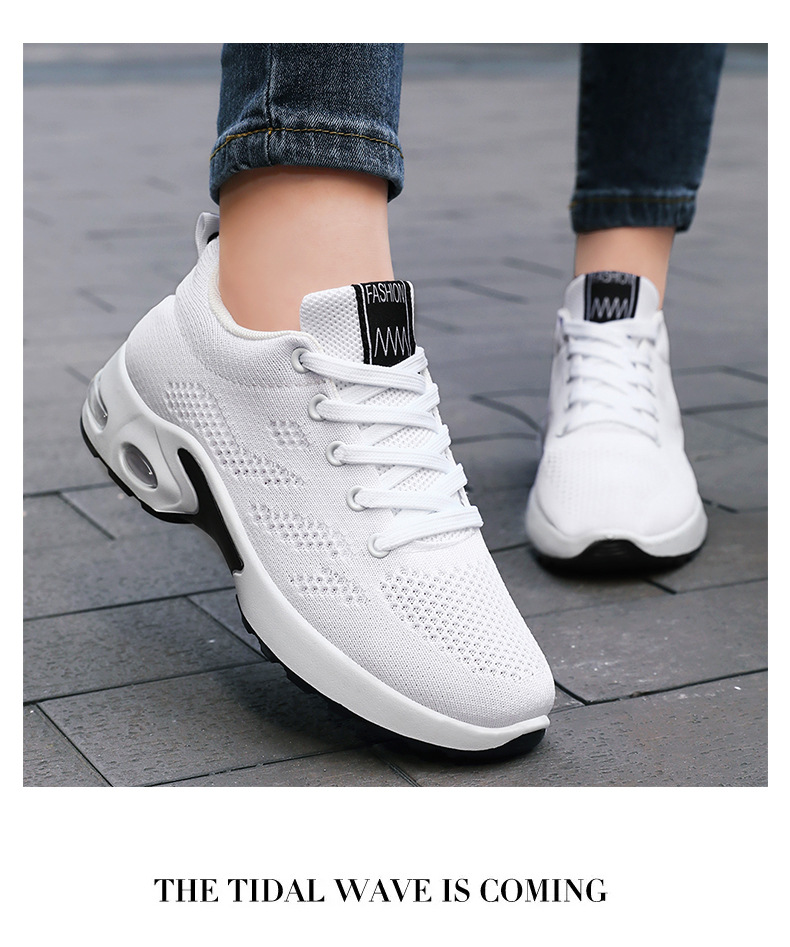 Women Breathable Mesh Running Shoes, Lightweight Soft Sole Casual Sneakers for Spring Autumn Winter
