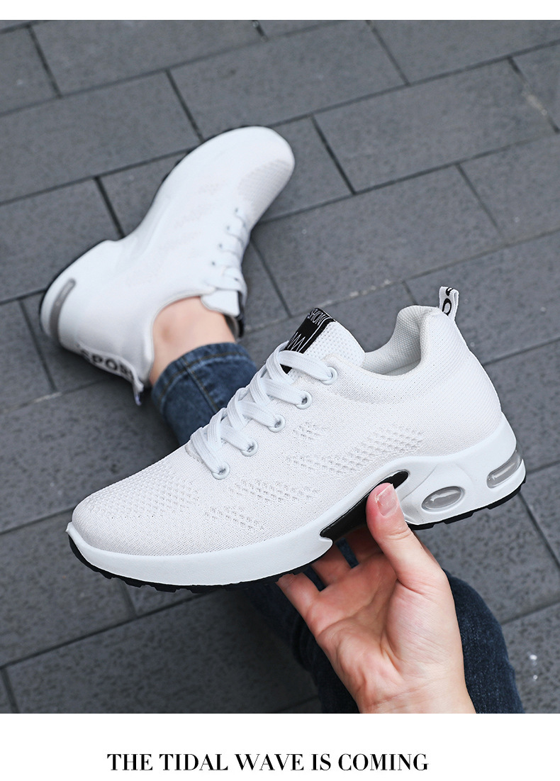 Women Breathable Mesh Running Shoes, Lightweight Soft Sole Casual Sneakers for Spring Autumn Winter