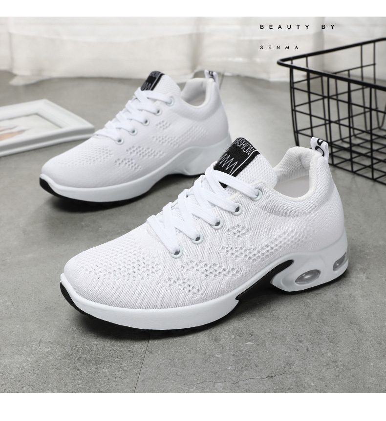 Women Breathable Mesh Running Shoes, Lightweight Soft Sole Casual Sneakers for Spring Autumn Winter