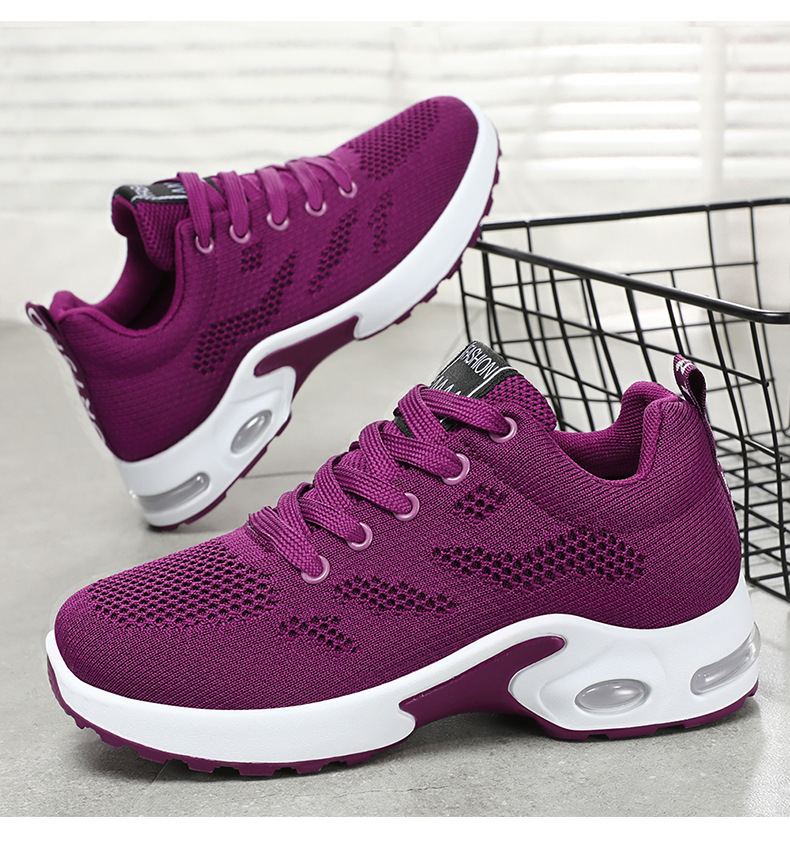 Women Breathable Mesh Running Shoes, Lightweight Soft Sole Casual Sneakers for Spring Autumn Winter