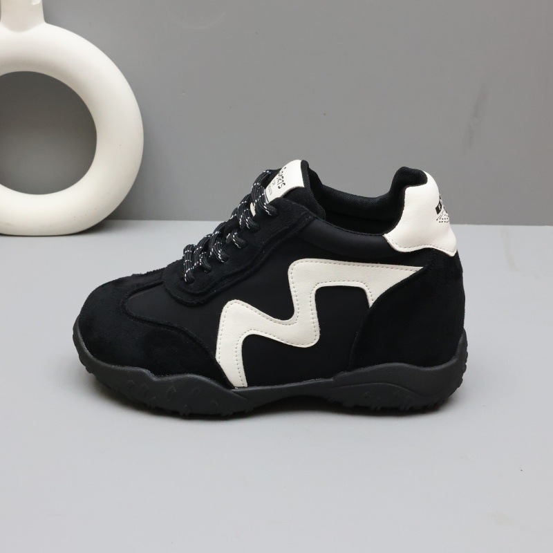 Women's Invisible Height Increasing Sneakers 9-11cm, Low Top Round Toe Casual Shoes for Spring and Fall