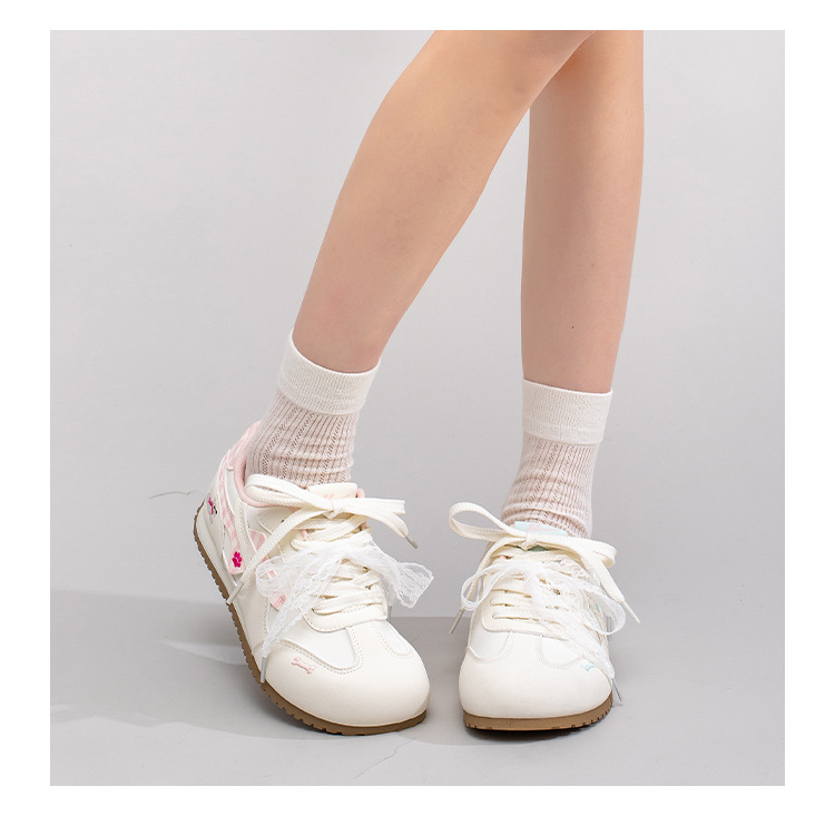 Warrior Women's Color Block Low Top Sneakers, Fabric Lace Up Casual Shoes for Spring and Fall