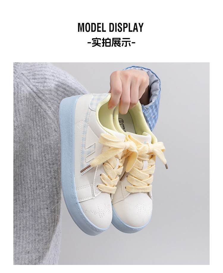 Warrior Women's Low Top Sneakers, Color Block Synthetic Leather Casual Shoes for Spring