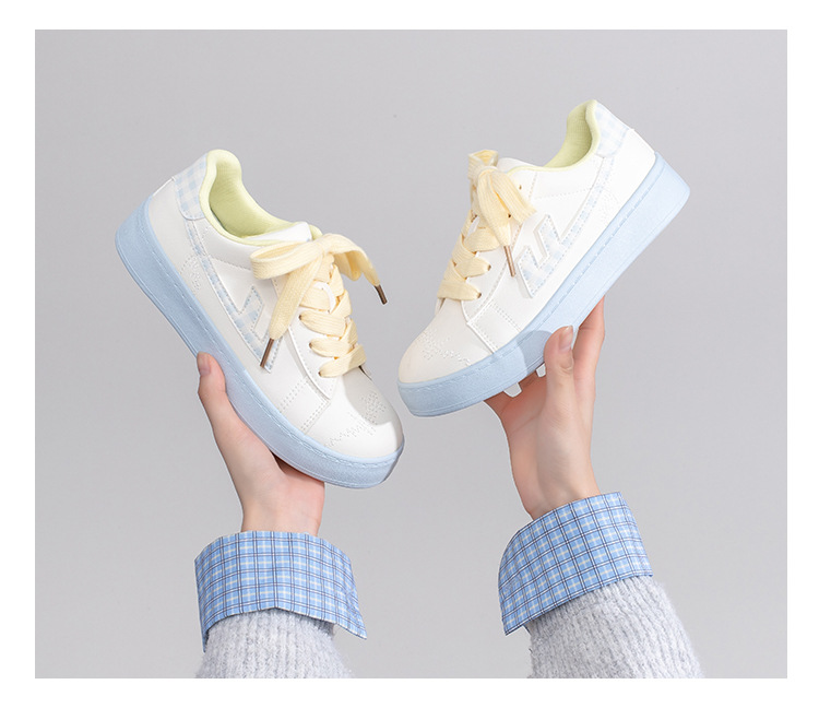 Warrior Women's Low Top Sneakers, Color Block Synthetic Leather Casual Shoes for Spring