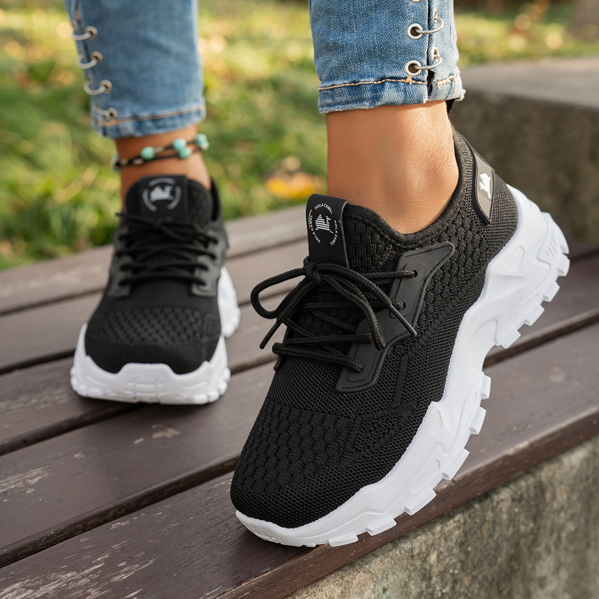 Women's Lightweight Breathable Mesh Running Shoes, Comfortable Casual Sneakers for Walking and Sports