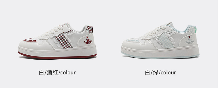 Warrior Women Low Top Color Block Sneakers, Comfortable Synthetic Leather Casual Shoes for Spring Summer Autumn