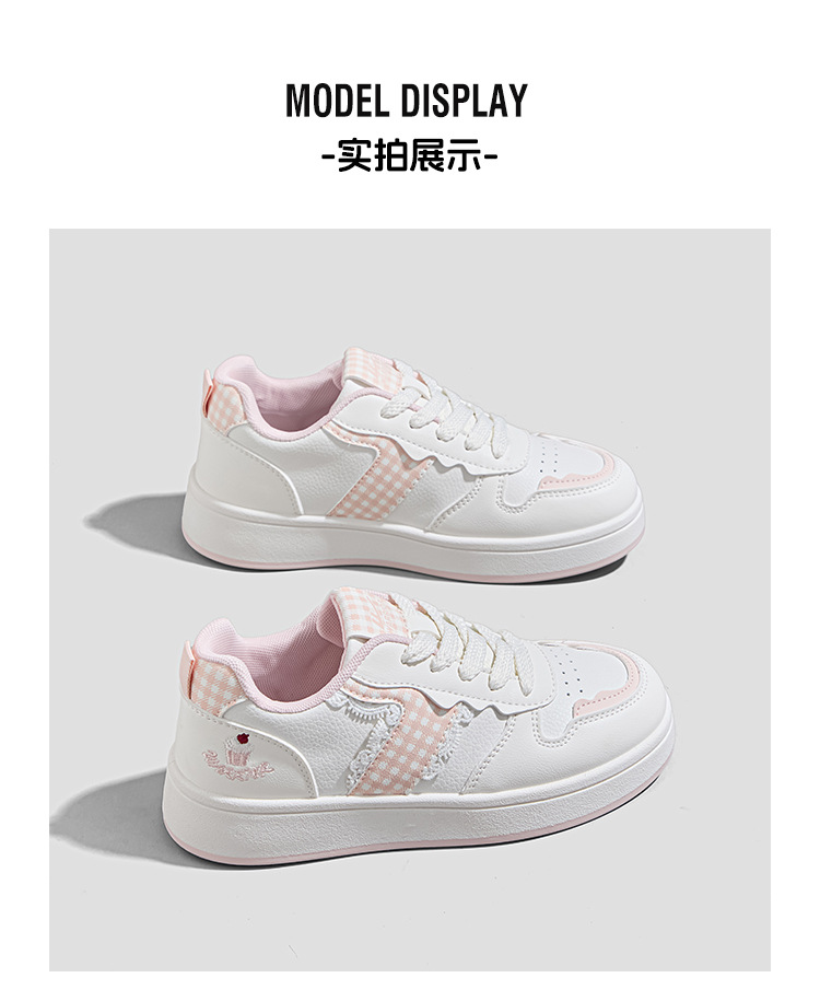 Warrior Women Low Top Color Block Sneakers, Comfortable Synthetic Leather Casual Shoes for Spring Summer Autumn