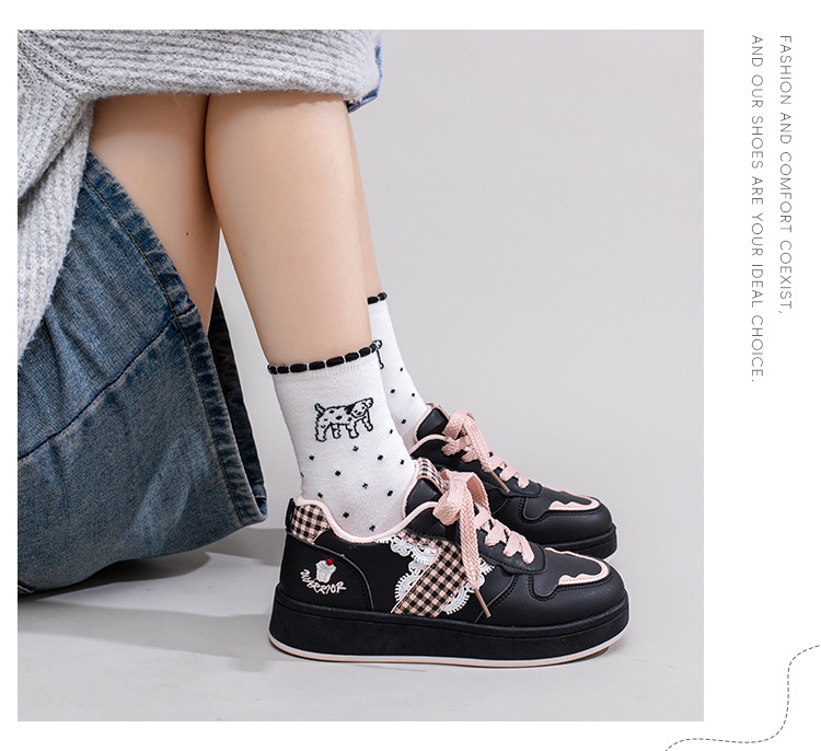 Warrior Women Low Top Color Block Sneakers, Comfortable Synthetic Leather Casual Shoes for Spring Summer Autumn