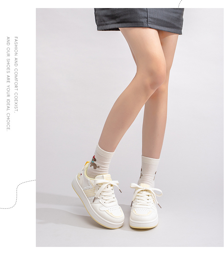 Warrior Women Low Top Color Block Sneakers, Comfortable Synthetic Leather Casual Shoes for Spring Summer Autumn