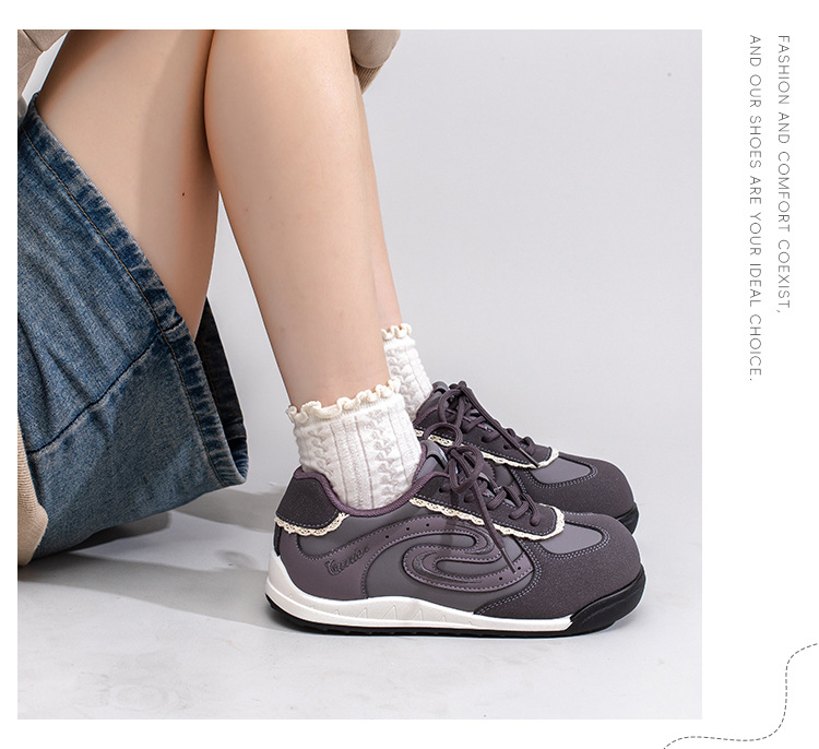 Warrior Women's Low Top Casual Sneakers, Lightweight Color Block Synthetic Leather Shoes for Spring and Summer