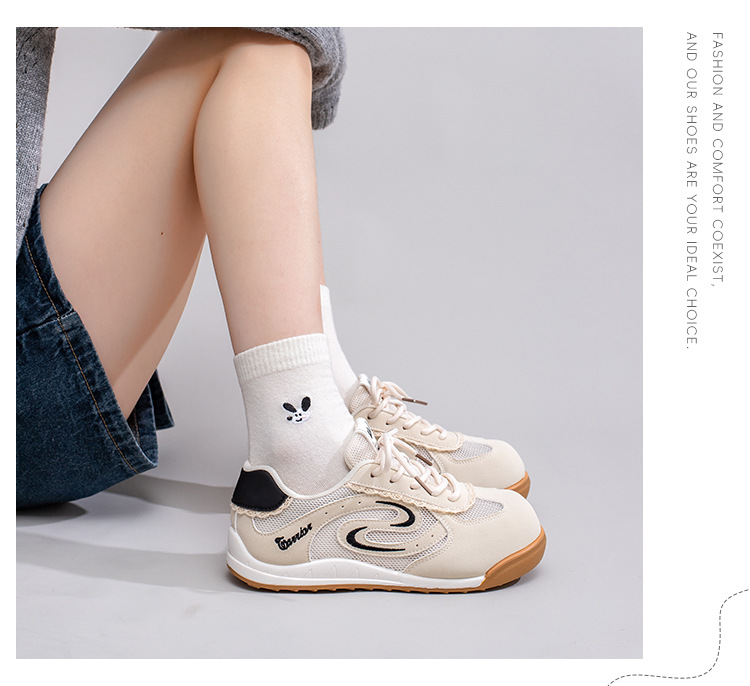 Warrior Women's Low Top Casual Sneakers, Lightweight Color Block Synthetic Leather Shoes for Spring and Summer