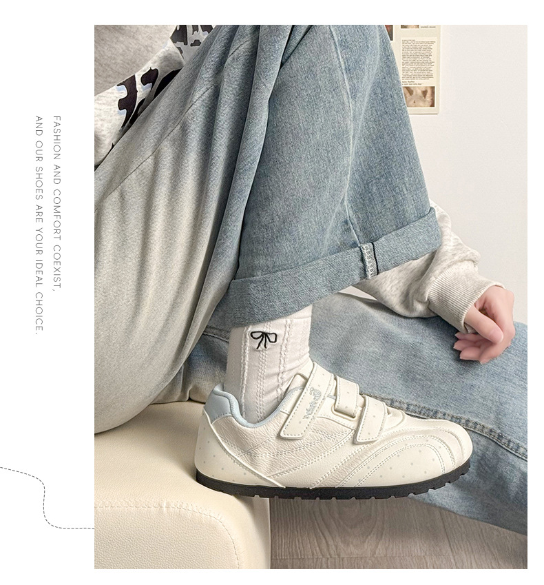 Women's Color Block Casual Sneakers, Low Top Round Toe Synthetic Leather Shoes for Spring Summer Autumn