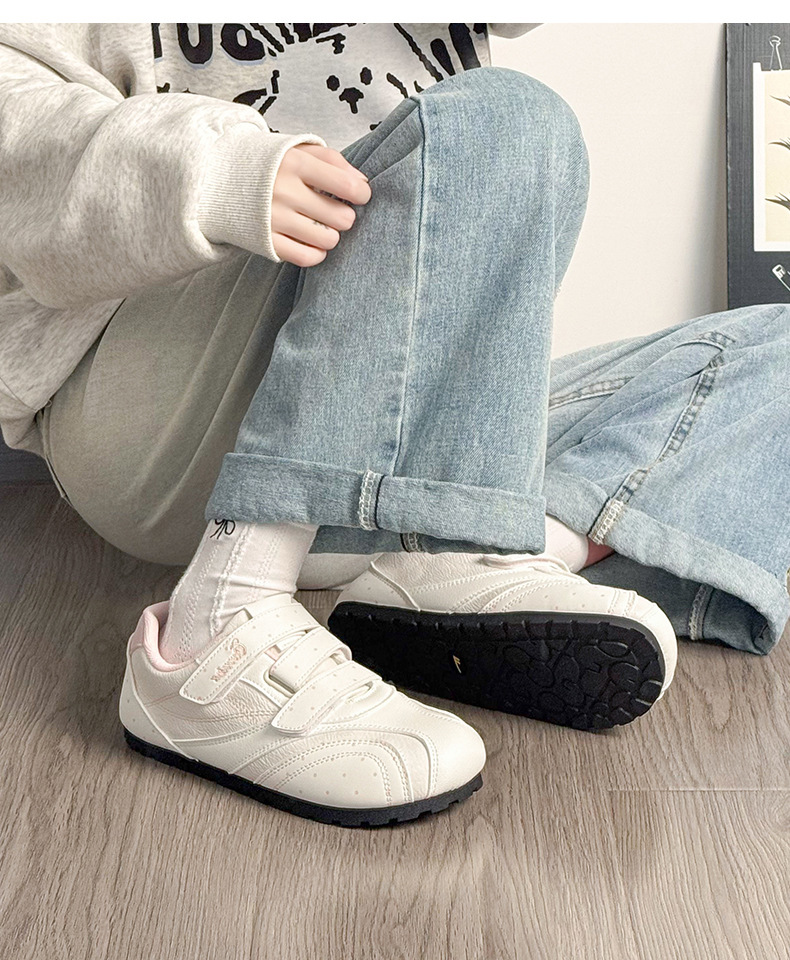 Women's Color Block Casual Sneakers, Low Top Round Toe Synthetic Leather Shoes for Spring Summer Autumn