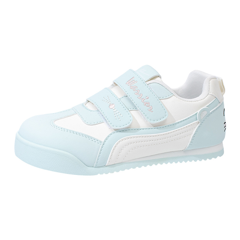 Warrior Women's Color Block Casual Sneakers, Low Top Round Toe Synthetic Leather Shoes for Spring and Fall
