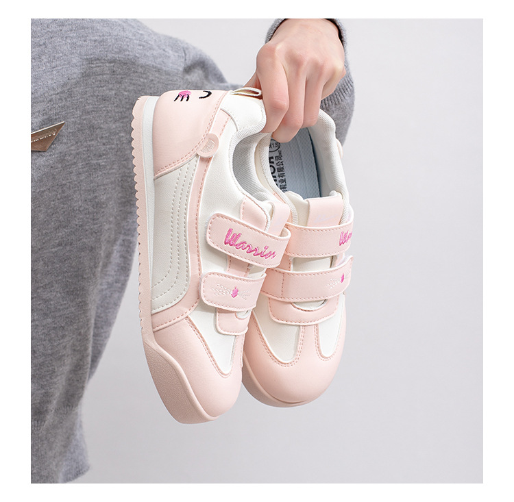 Warrior Women's Color Block Casual Sneakers, Low Top Round Toe Synthetic Leather Shoes for Spring and Fall