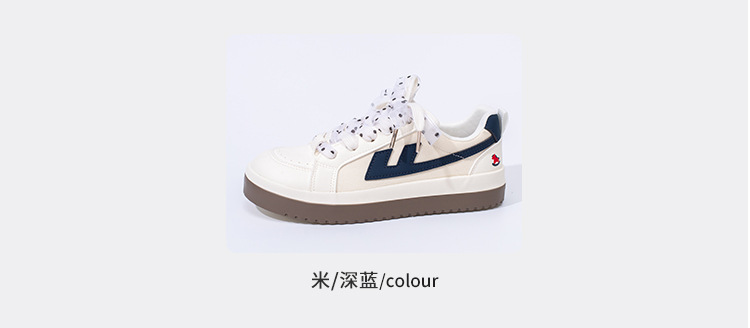 Women's Color Block Canvas Sneakers, Low Top Lace Up Casual Shoes for Spring and Fall