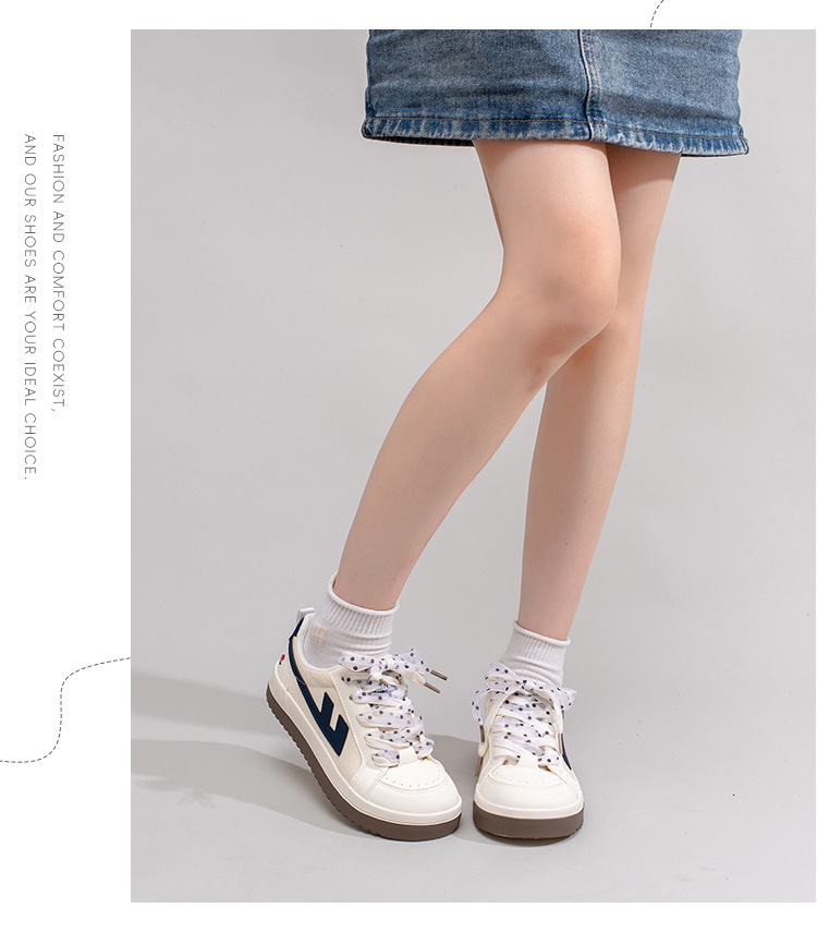 Women's Color Block Canvas Sneakers, Low Top Lace Up Casual Shoes for Spring and Fall