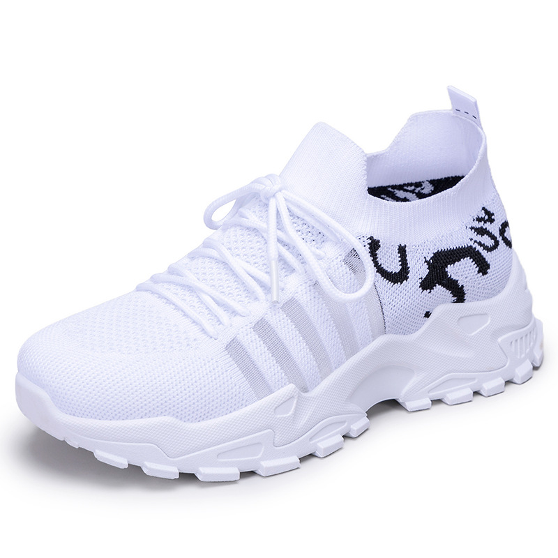 Women's Breathable Mesh Platform Sneakers, Low Top PU Casual Walking Shoes for Summer