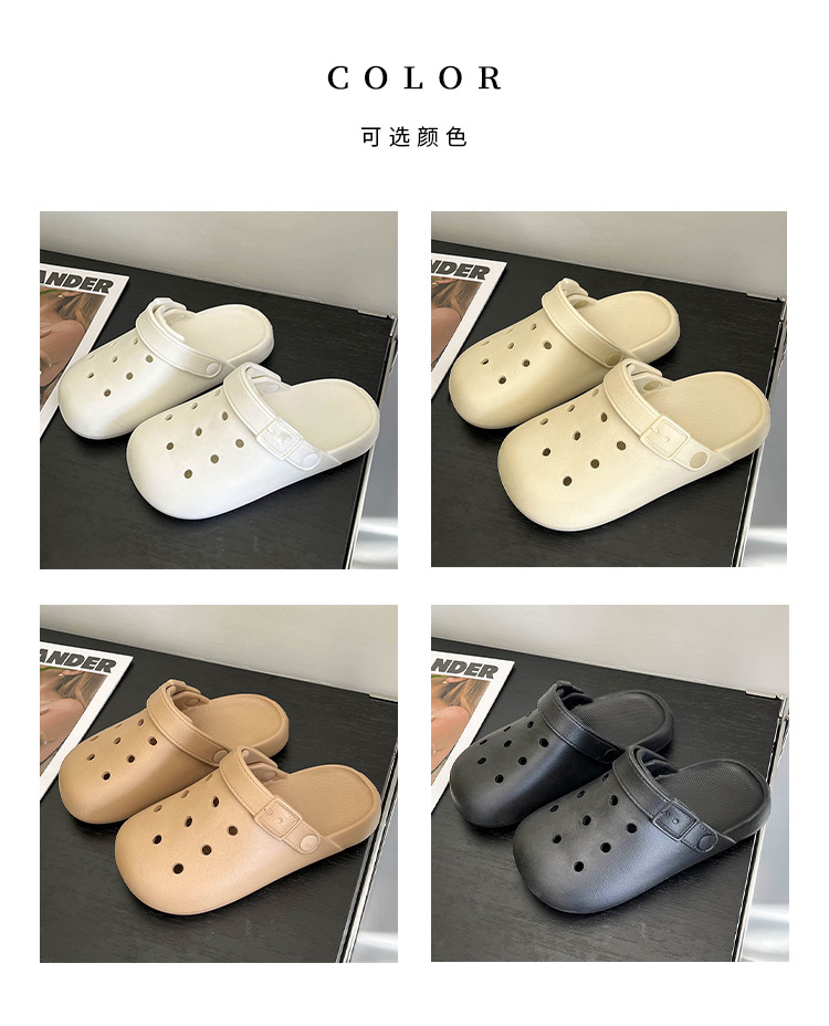 EVA Clog Slippers for Women and Men, Non-Slip Thick Sole Breathable Waterproof Indoor Outdoor Shoes