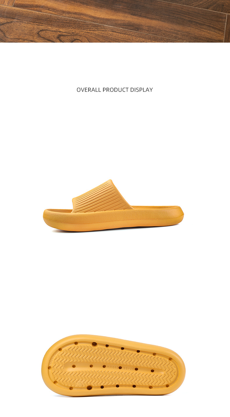 EVA Slide Sandals for Men and Women, Non-Slip Wear-Resistant Quiet Indoor Outdoor Shower Slippers