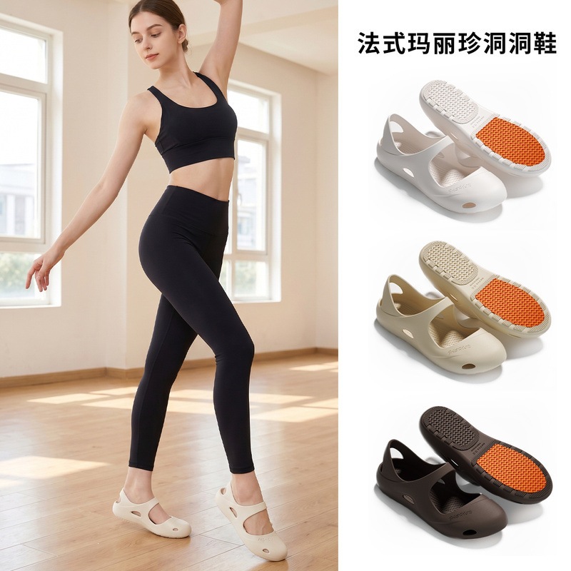 Women EVA Slide Sandals Lightweight Non-Slip Slippers for Indoor Yoga Dance and Outdoor Wear