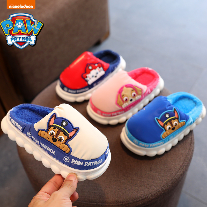 PAW PATROL Kids Cotton Slippers Boys Girls Winter Warm Indoor Home Shoes