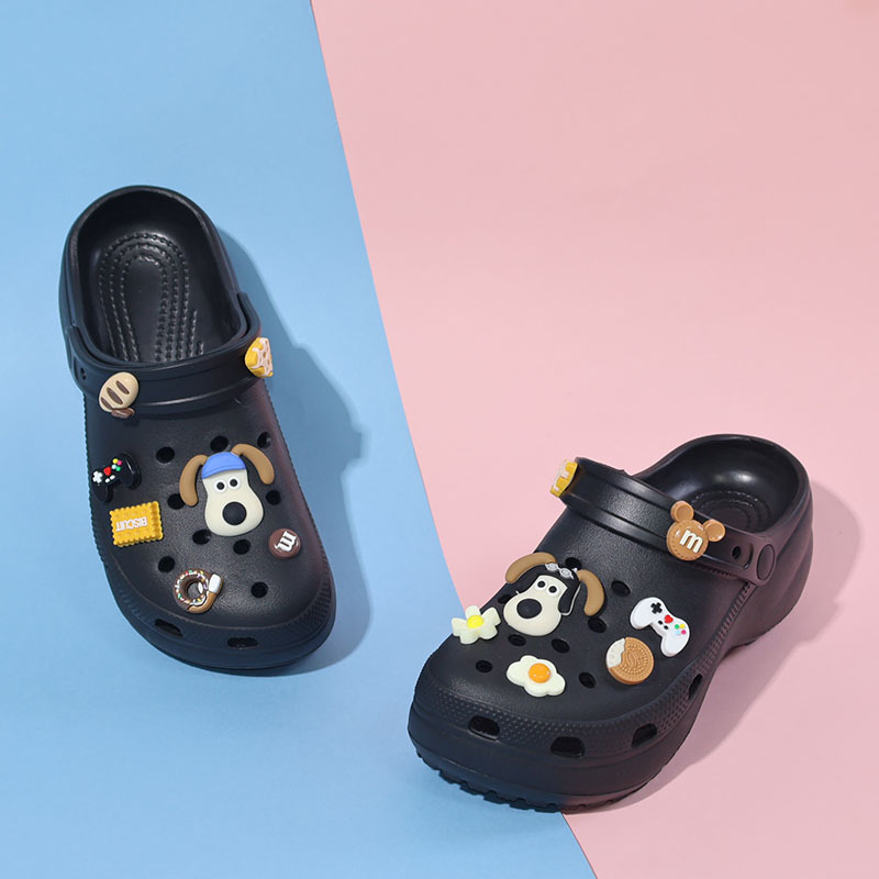 Women's Cloud Clog Sandals, Thick Sole Non-Slip Soft Beach Slides for Summer