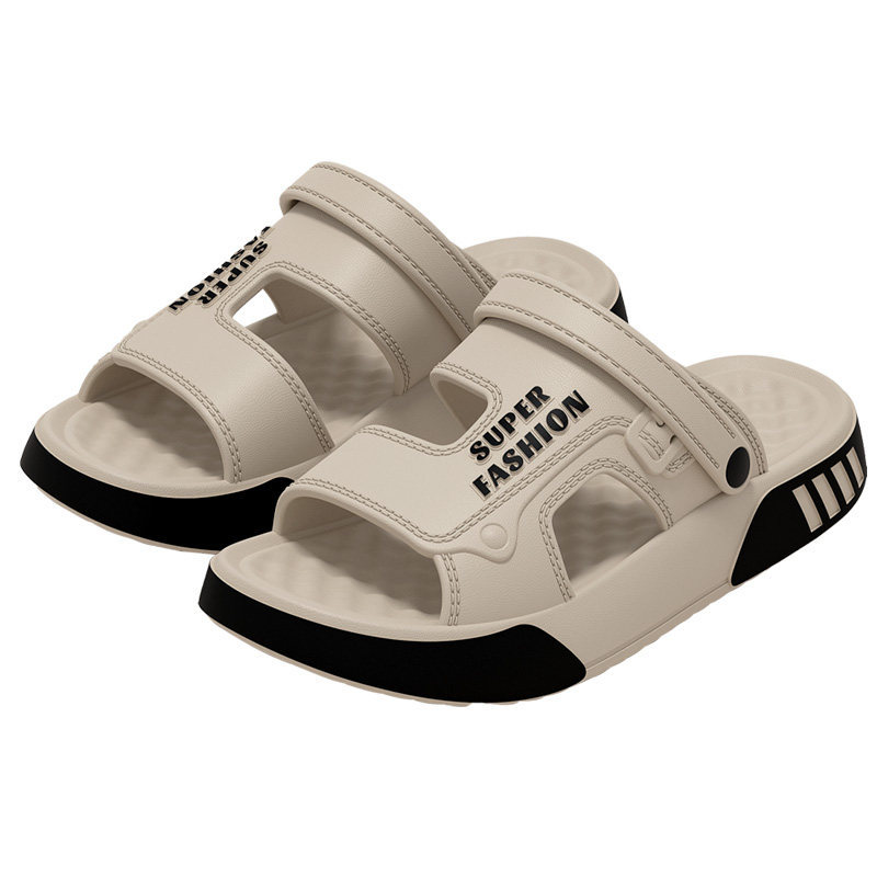 Men's EVA Slide Sandals Lightweight Non-Slip Wear-Resistant Casual Summer Shoes for Driving and Outdoor