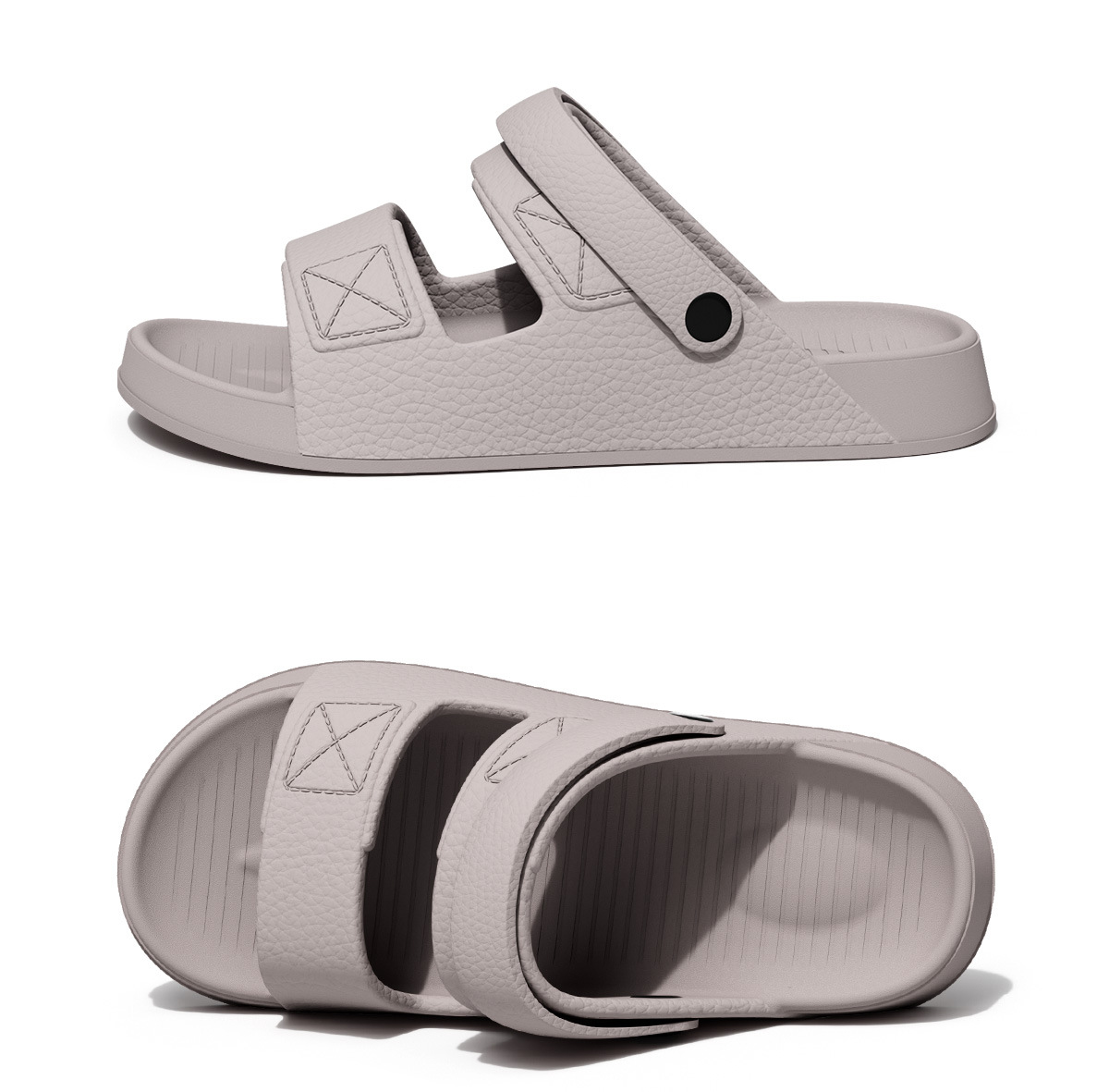 EVA Open Toe Slide Sandals for Men and Women, Non Slip Breathable Indoor Home Bathroom Slippers